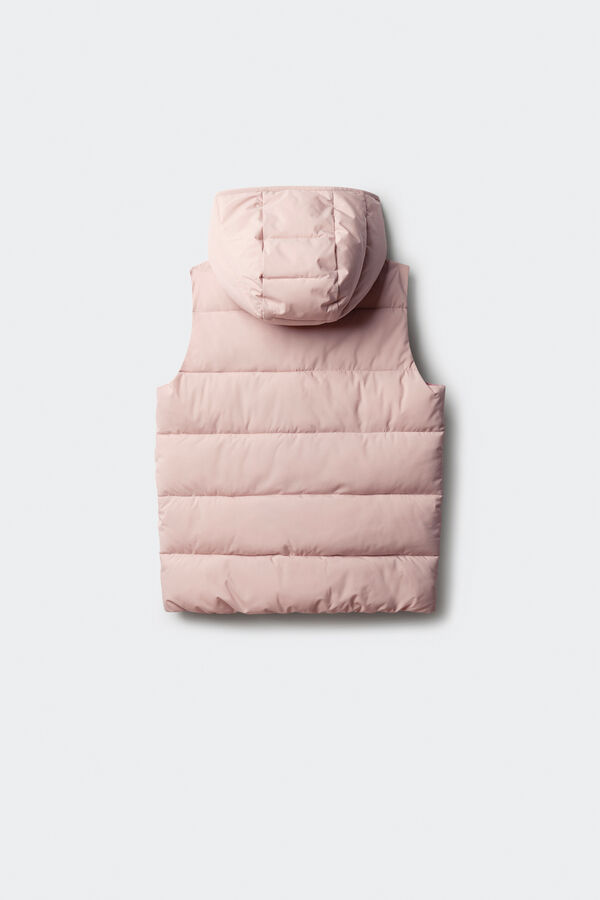 Springfield Kids Colete acolchoado para menina rosa