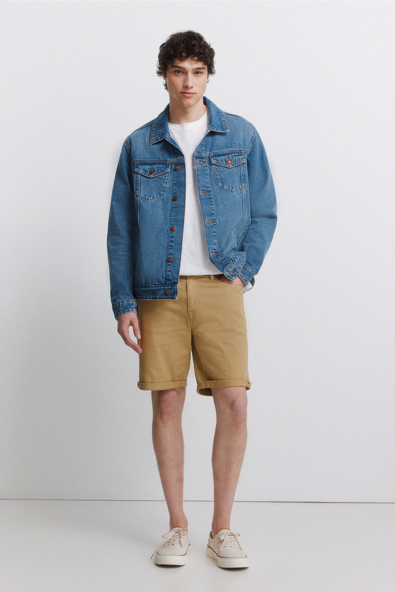 Springfield Bermuda 5 bolsillos lavada sim fit