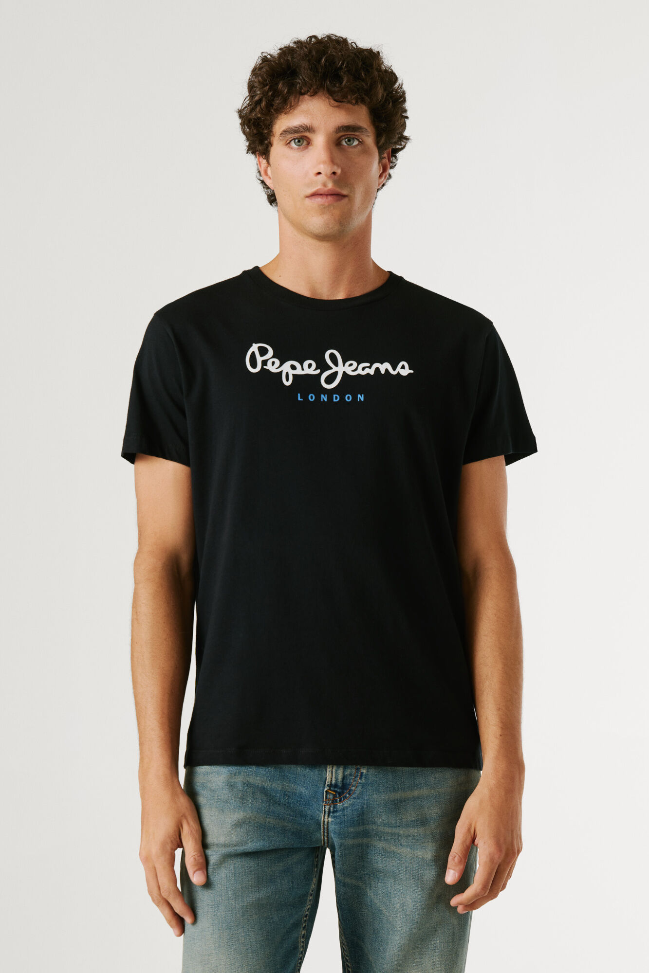 Pepe Jeans T-shirt de manga curta com logo