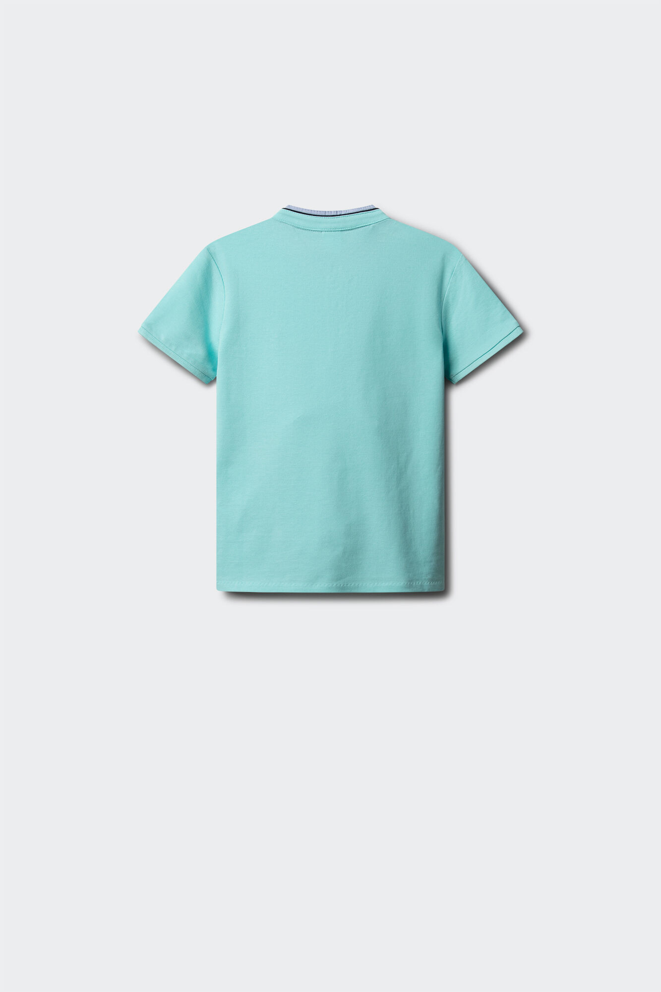 Springfield Kids Polo gola mao em chambray menino