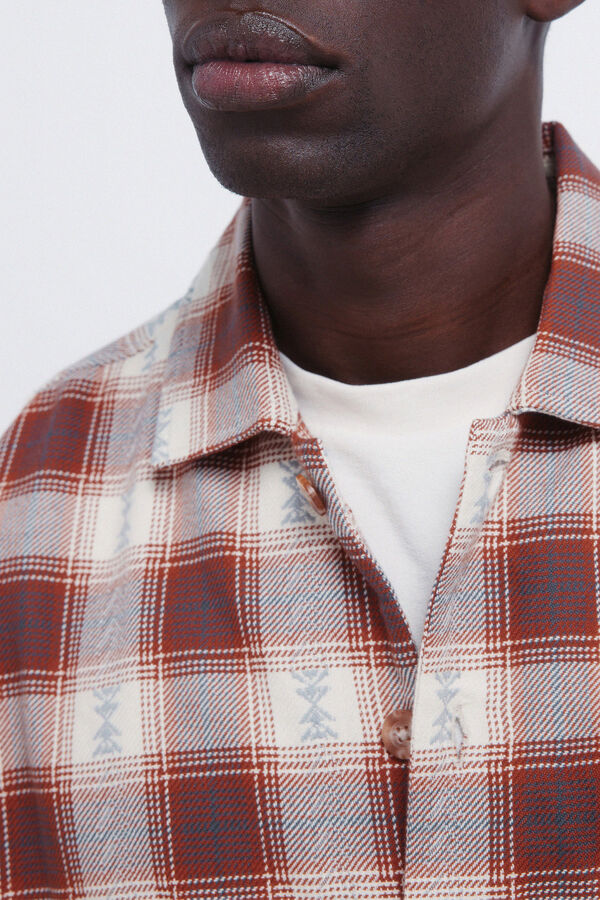 Springfield Sobrecamisa sobrecamisa &eacute;tnica vermelho