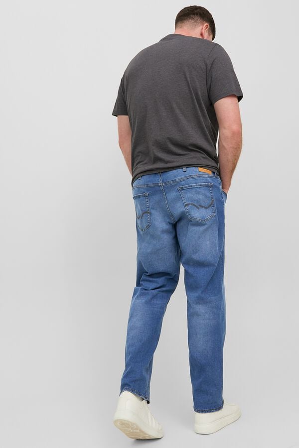 Jack & Jones PLUS Jeans retos cinco bolsos azul