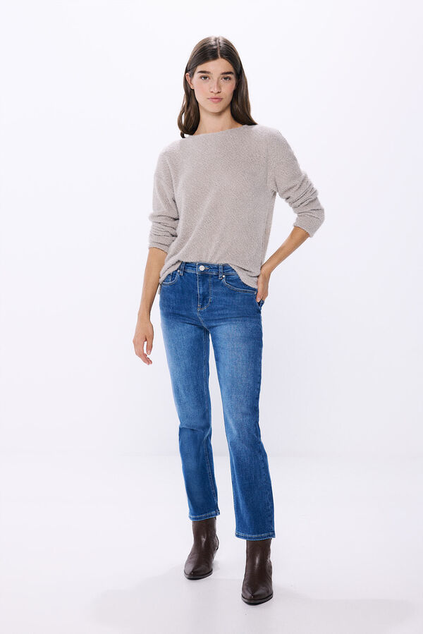 Springfield Jeans Flare azul medio