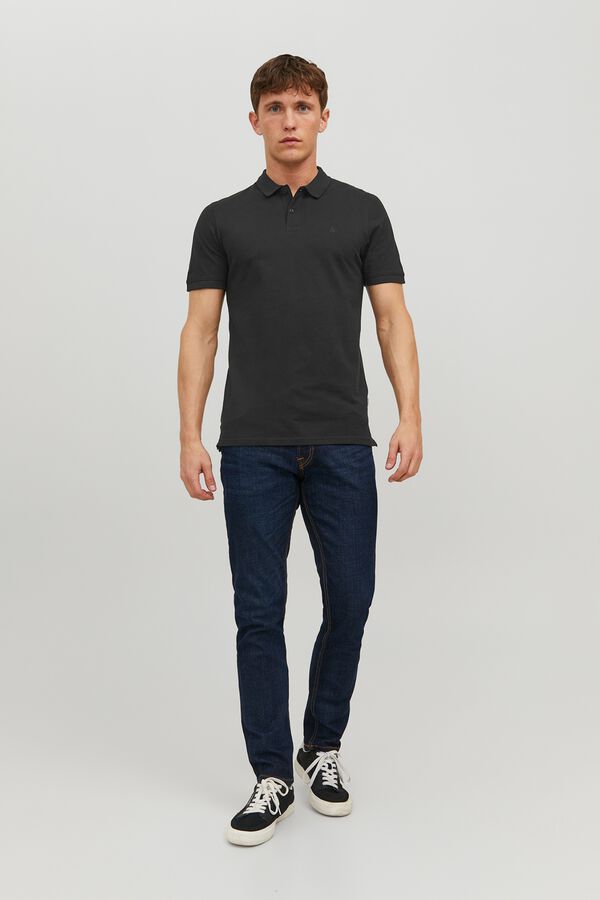 Jack & Jones Polo piqu&eacute; slim preto