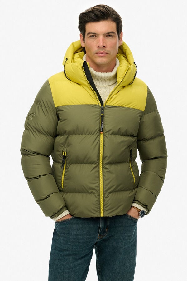 Superdry Jaqueta de corte relaxado Caqui escuro