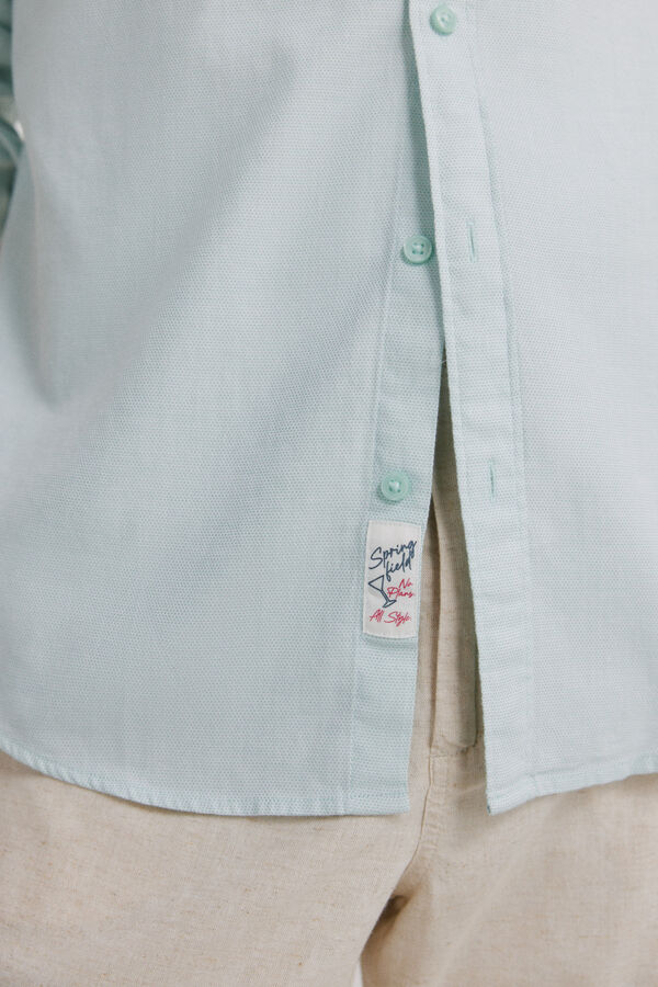 Springfield Camisa com estrutura verde