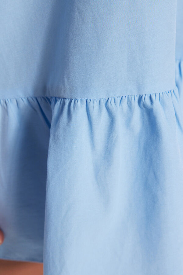 Trendyol Vestido mini sem mangas azul