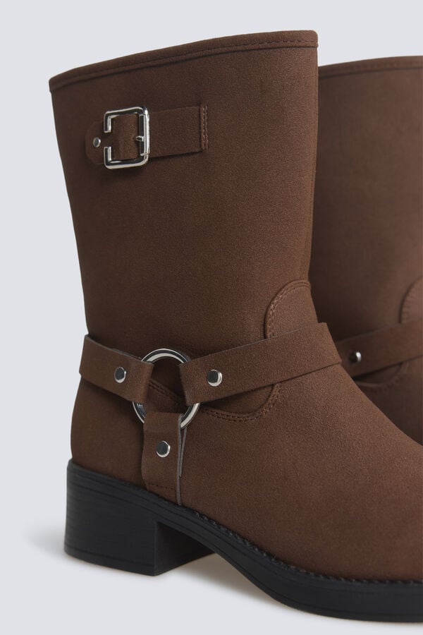 Springfield Botas motard castanhas castanho