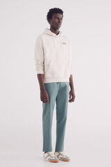 Springfield calças chino slim fit confortáveis azul
