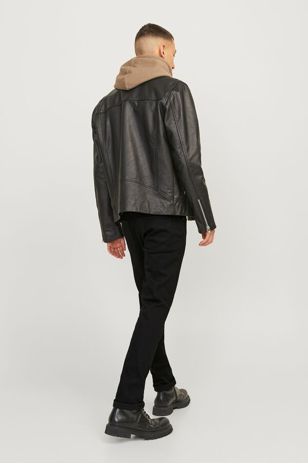 Jack & Jones Jeans slim cinco bolsos preto