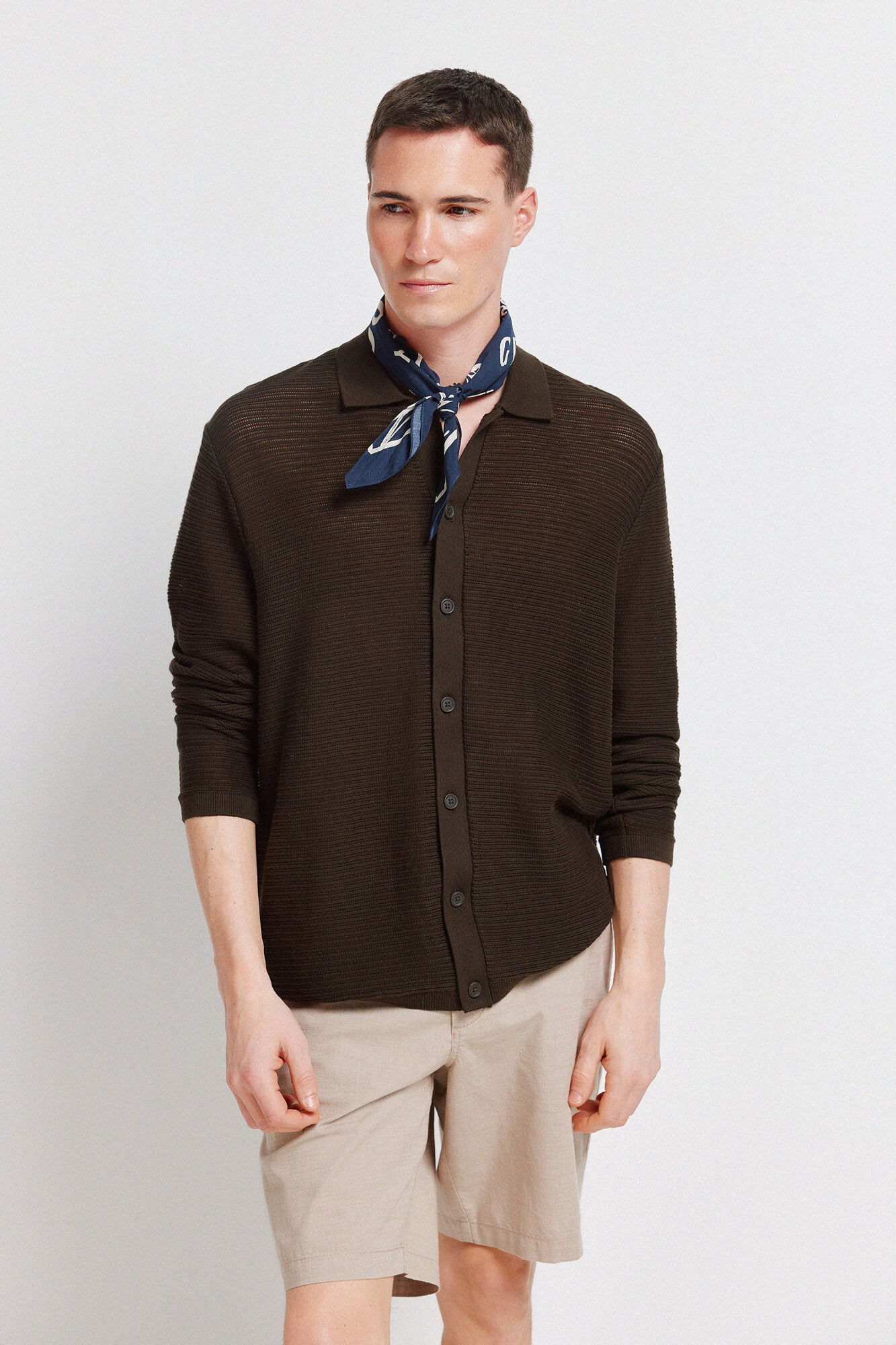 Springfield Casaco de malha estruturado