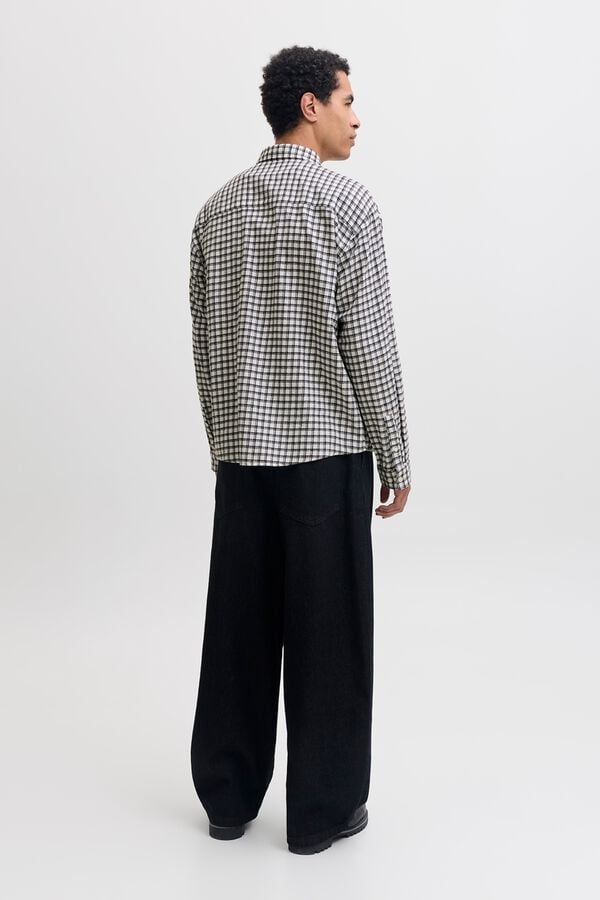 Jack & Jones Camisa de flanela branco