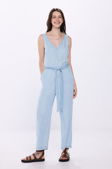 Springfield Tencel strappy jumpsuit blue