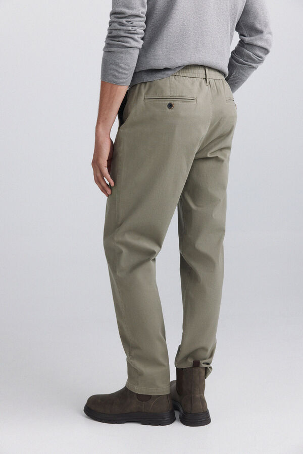 Springfield Cal&ccedil;as chino comfort fit Caqui escuro