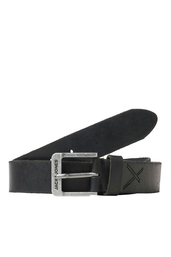 Jack & Jones Cinturón básico piel negro