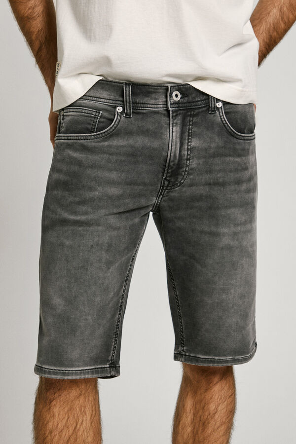 Pepe Jeans Bermuda Slim Gymdigo Track cinzento