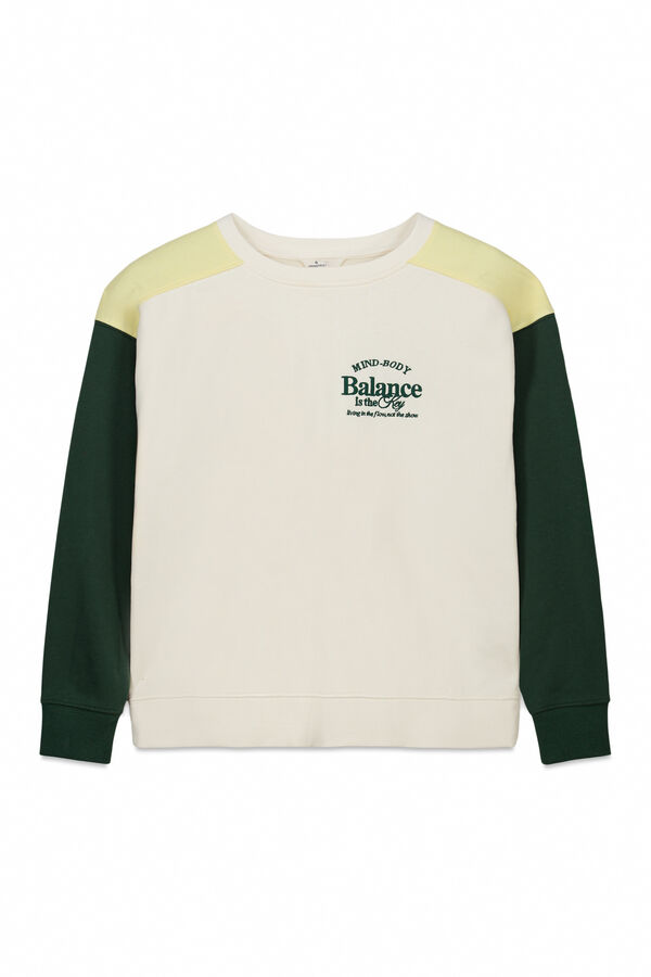 Springfield Sweatshirt tricolor bege