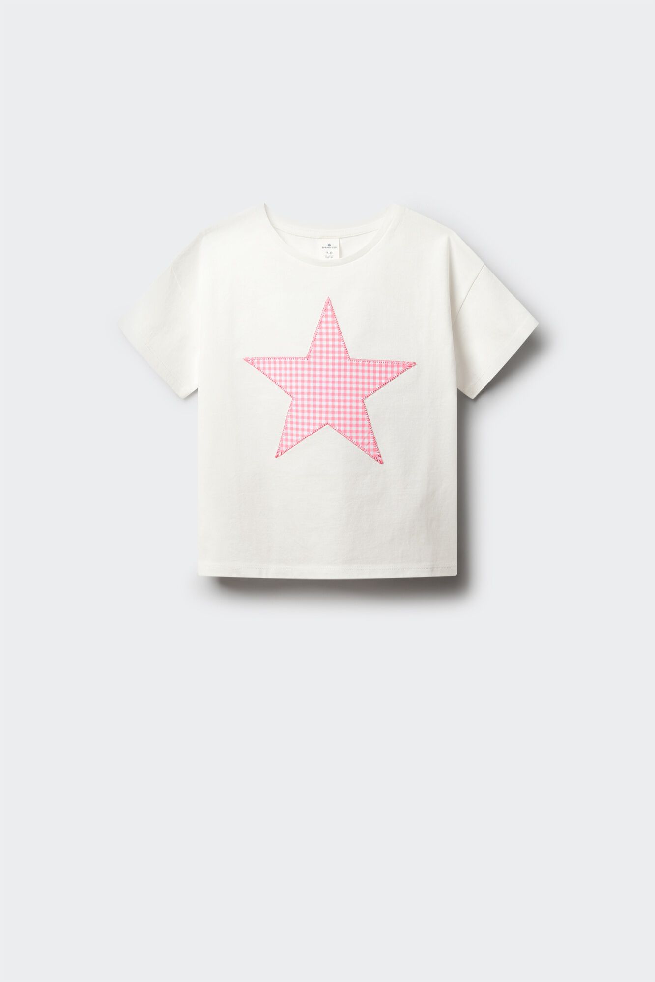 Springfield Kids T-shirt de manga curta estampado vichy menina