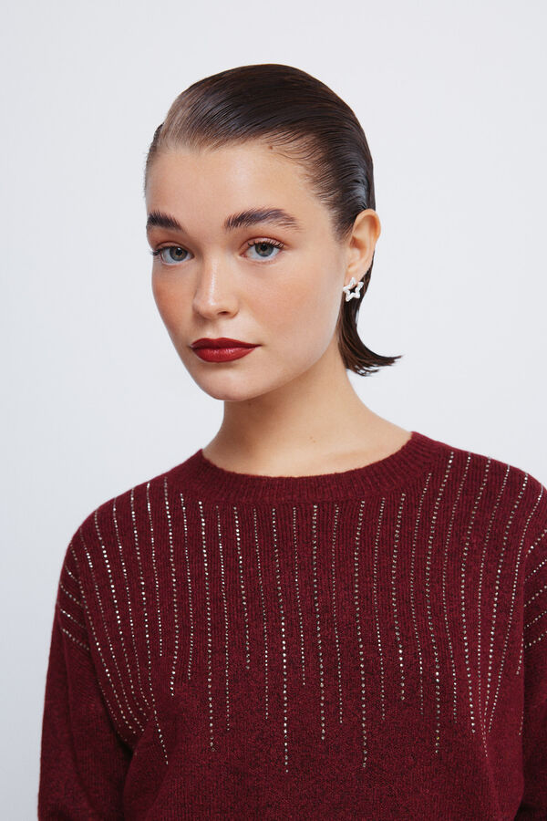 Springfield Camisola de cristal fantasia vermelho