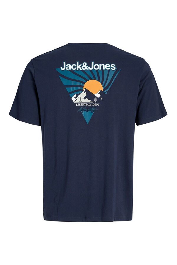 Jack & Jones T-shirt back print azul