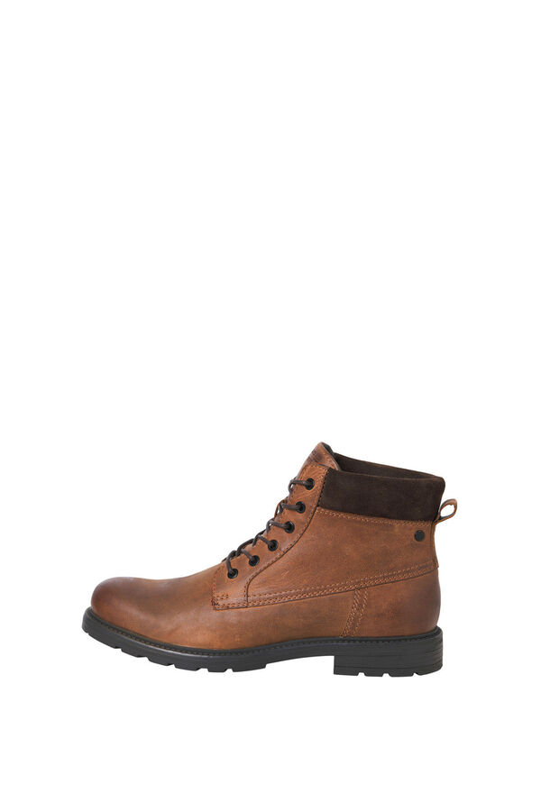 Jack & Jones Botins de cano alto de couro estampado