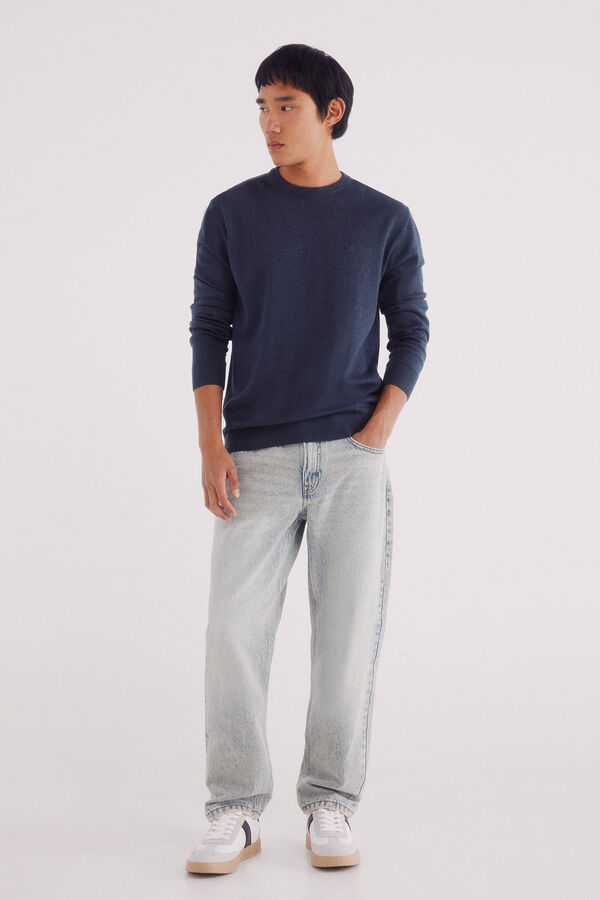 Springfield Camisola básico azul
