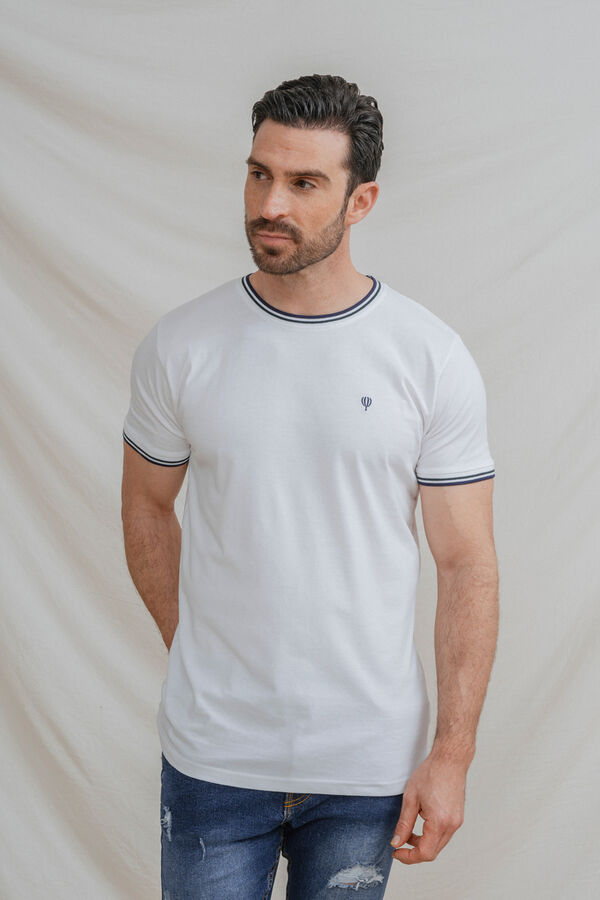 Celopman T-shirt b&aacute;sica branco