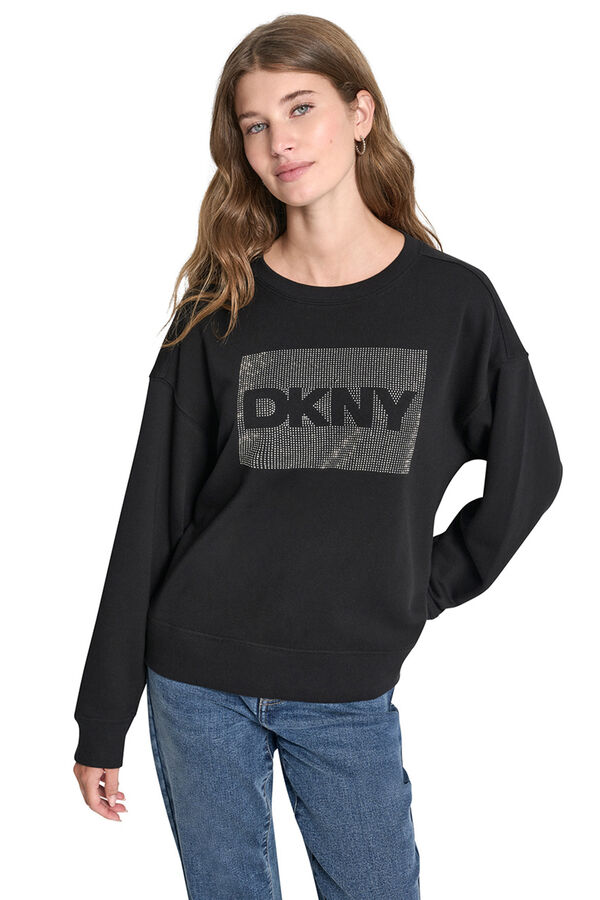 DKNY Sweatshirt logo preto