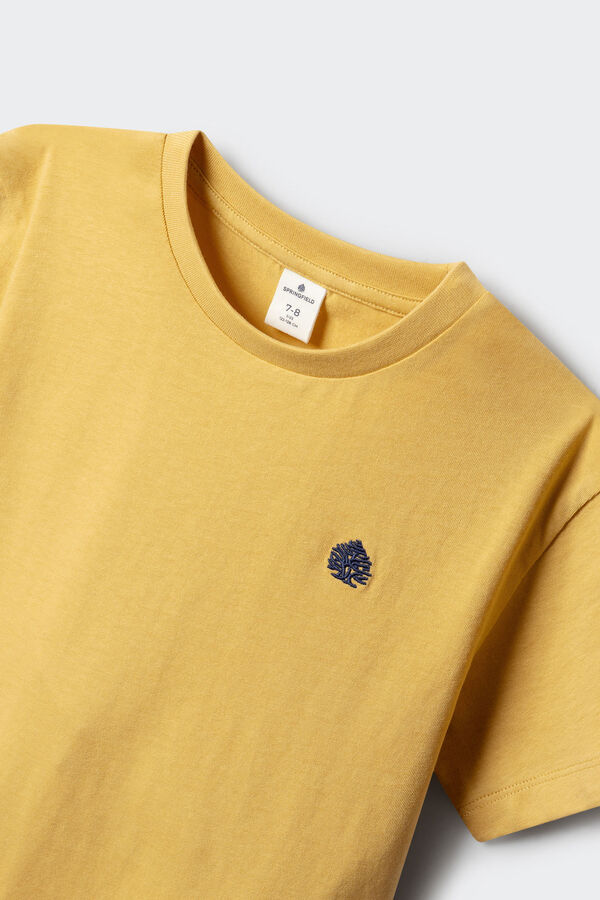 Springfield Kids T-shirt manga curta b&aacute;sica para menino estampado