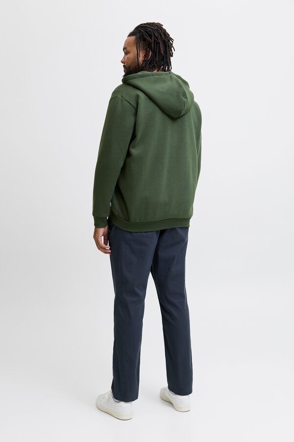 Jack & Jones PLUS Cal&ccedil;a cal&ccedil;as chino slim fit com elastano azul