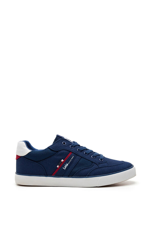Lois Textile lace-up trainers blue