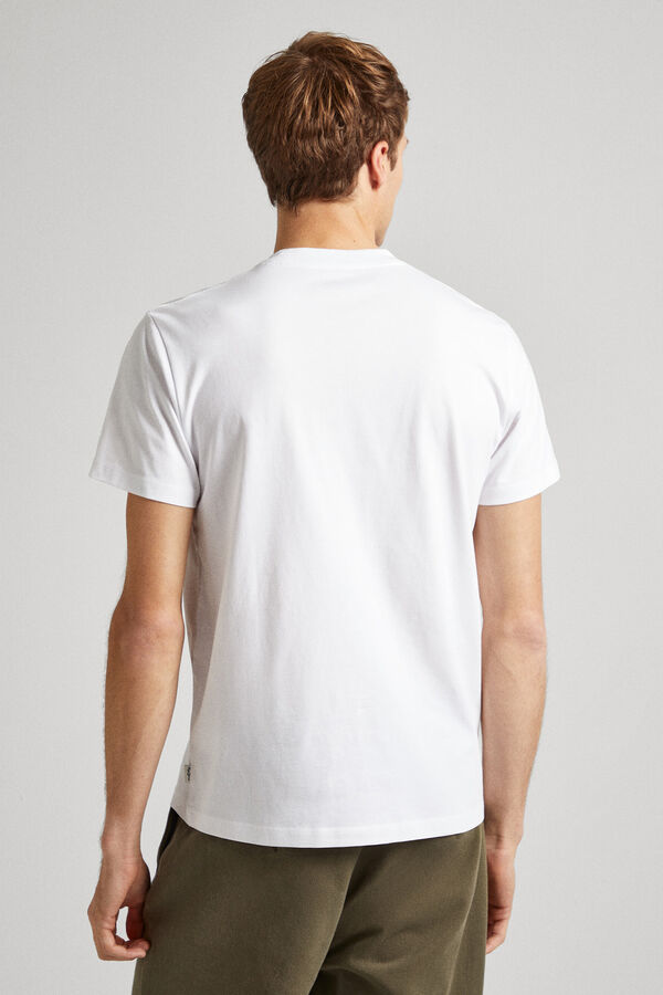 Springfield T-shirt Regular Com Logo Estampado branco