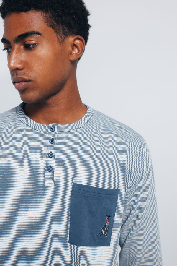 Springfield Pijama comprido azul