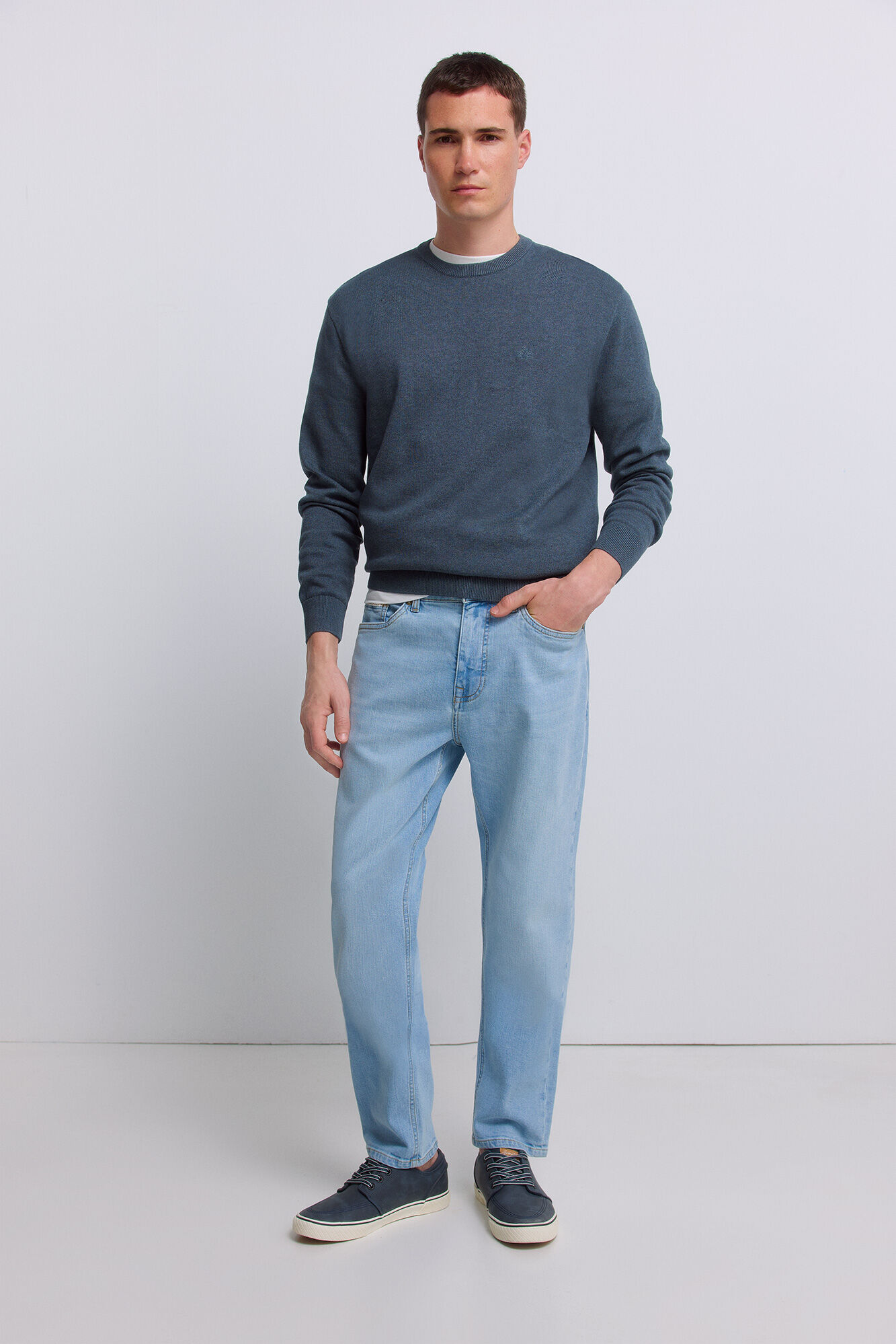 Springfield Jeans lavagem clara slim fit