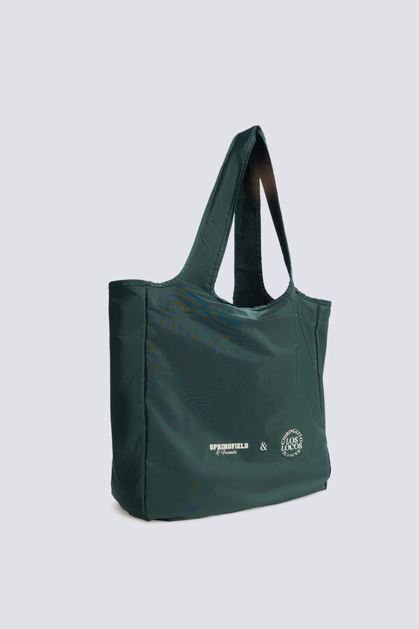 Springfield "Los locos" beach bar tote bag green