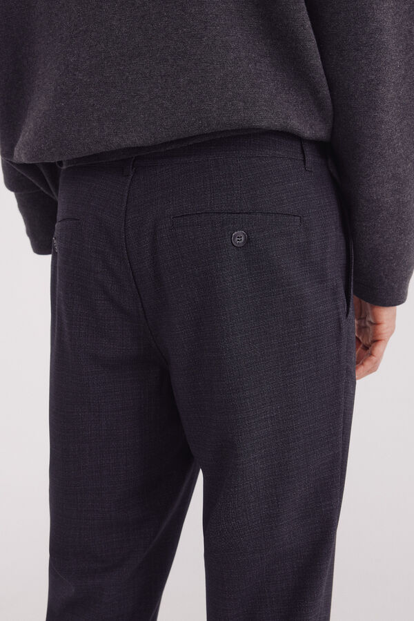 Springfield Calça calças chino Paul Comfort Fit cinzento