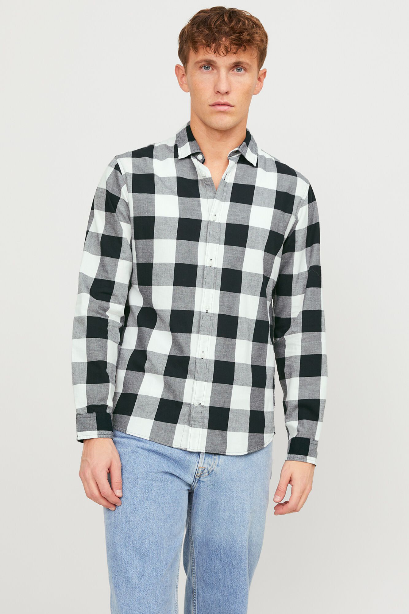 Jack & Jones Camisa slim aos quadrados