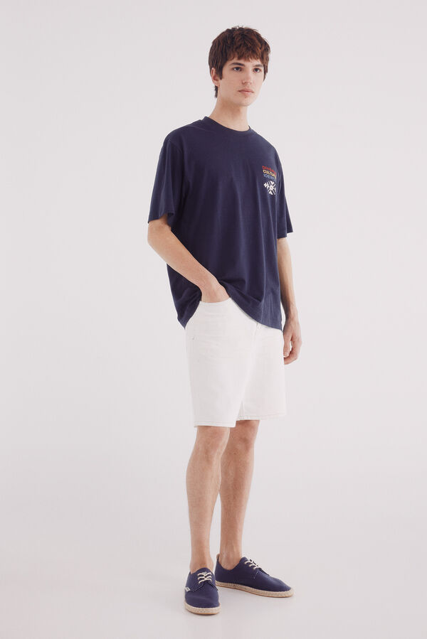 Springfield T-shirt estampagem étnico azul
