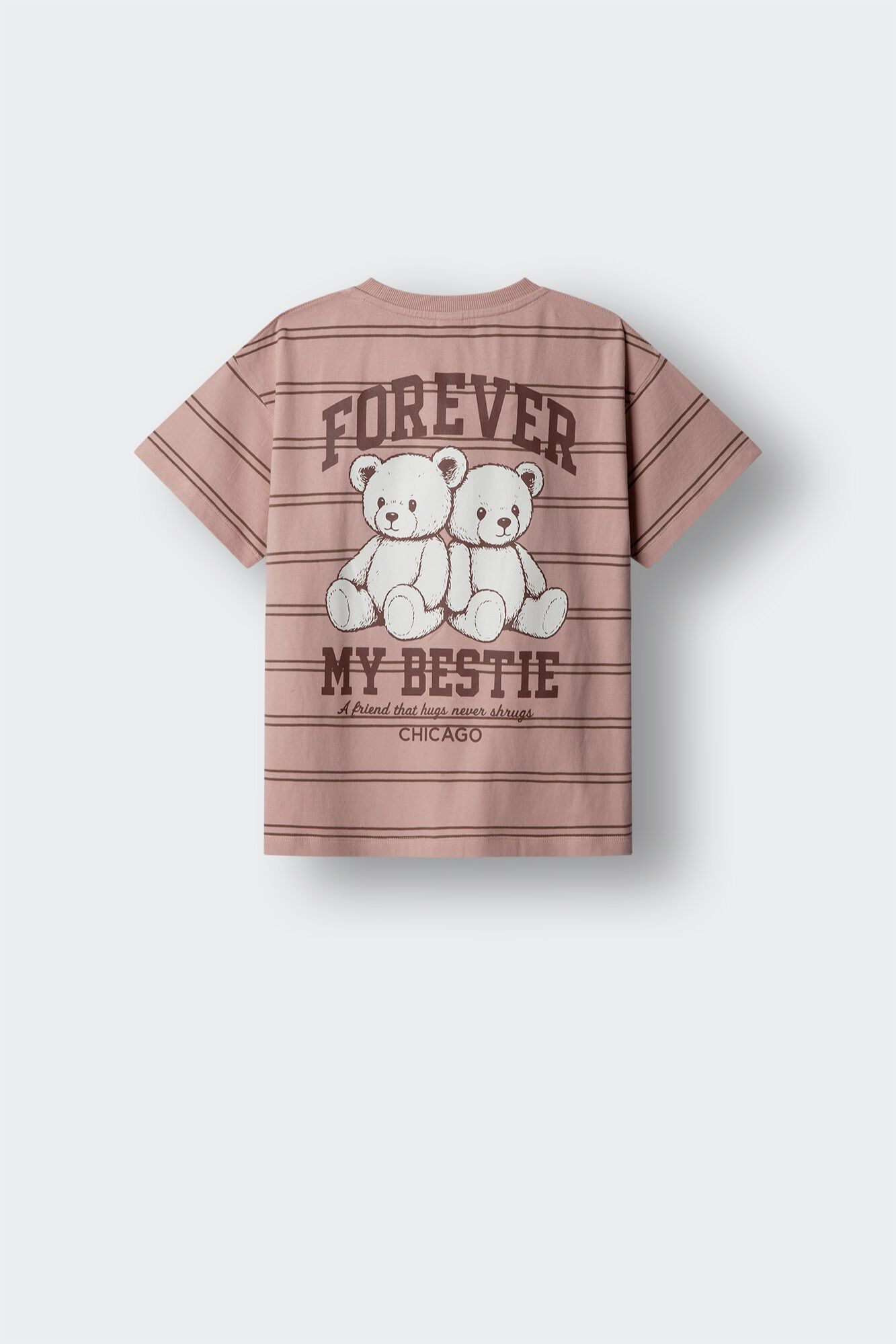 Springfield Kids T-shirt de manga curta ursos riscas menina