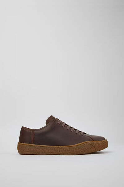 Springfield Sapatos masculinos de couro castanho