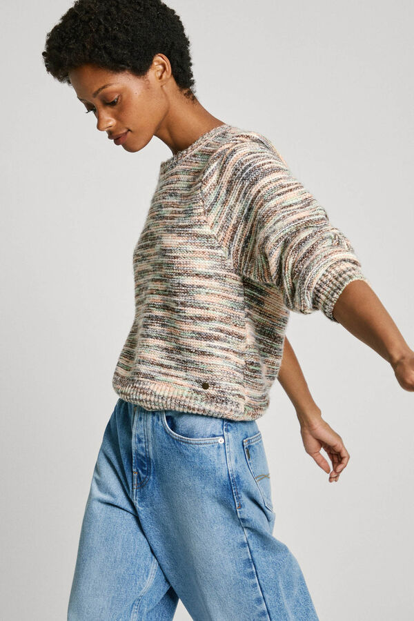 Pepe Jeans Cuello redondo  camel
