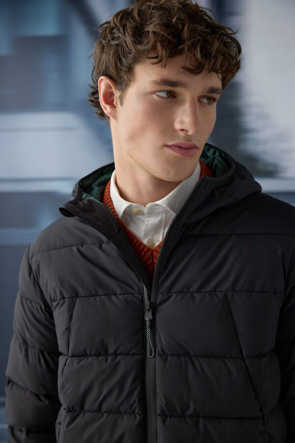 Springfield Chaqueta acolchada t&eacute;rmica negro