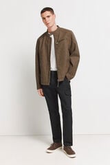 Springfield Slim fit cargo comfort trousers black