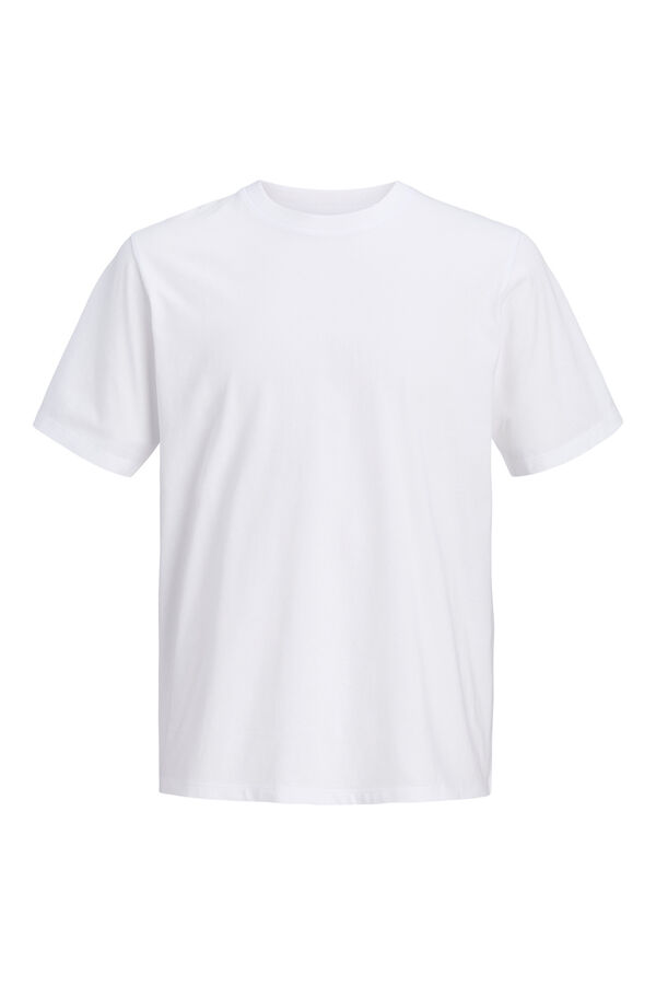 Jack & Jones T-shirt com estampado nas costas em algod&atilde;o branco