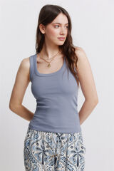 Springfield T-shirt al&ccedil;as nadadora azul