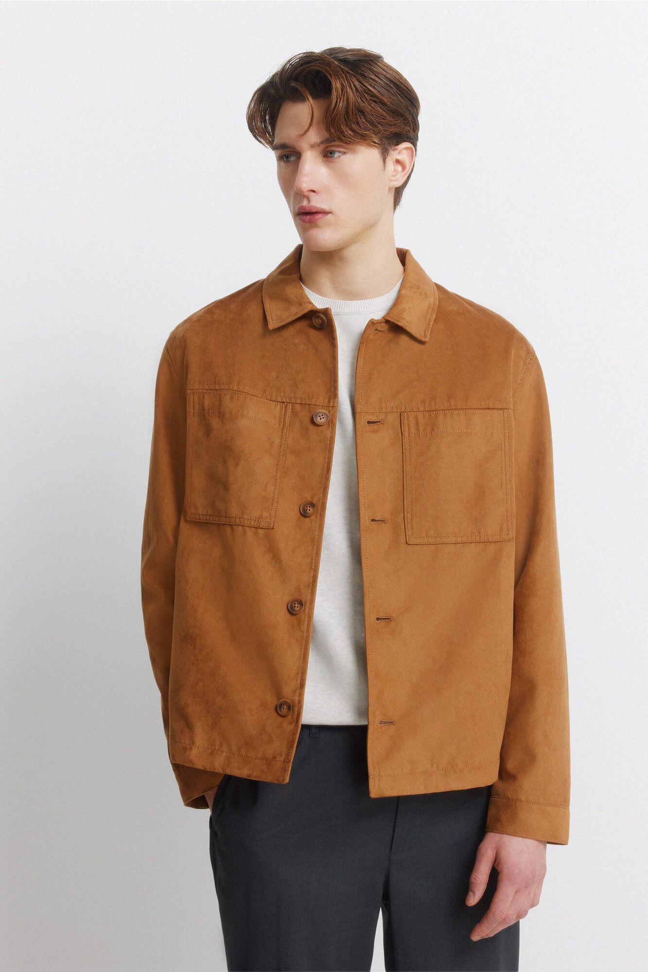 Springfield Sobrecamisa efeito camur&ccedil;a