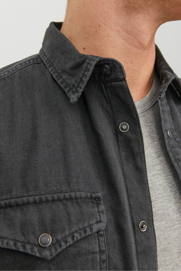 Jack & Jones Camisa vaquera negro