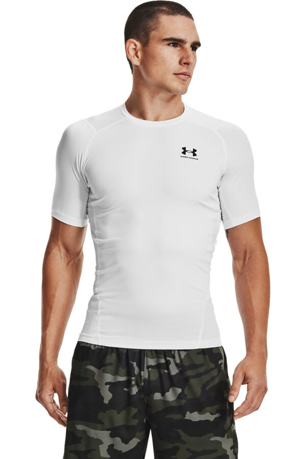 Under Armour HeatGear short-sleeved T-shirt white