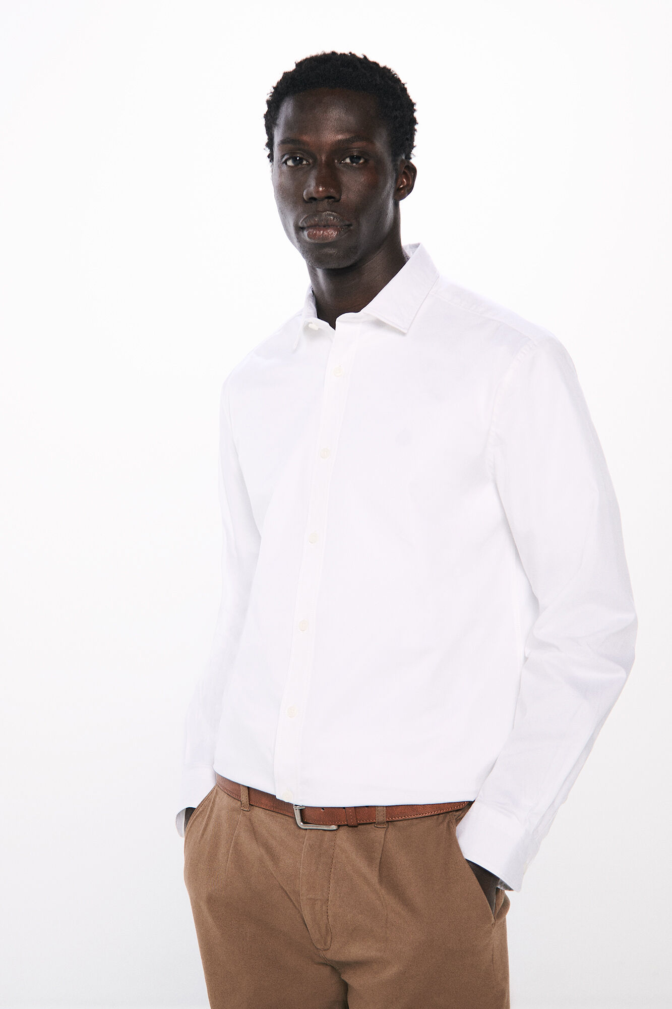 Cortefiel Camisa vestir elástica