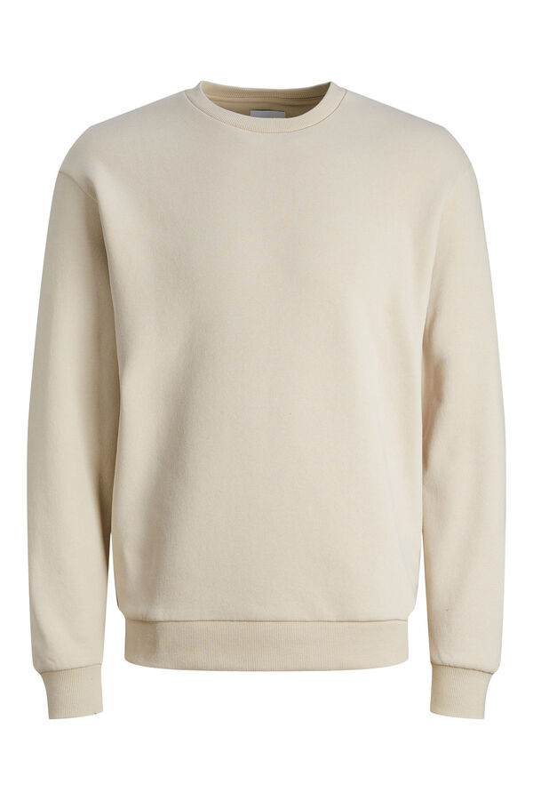Jack & Jones Sweatshirt liso de regular fit cinzento